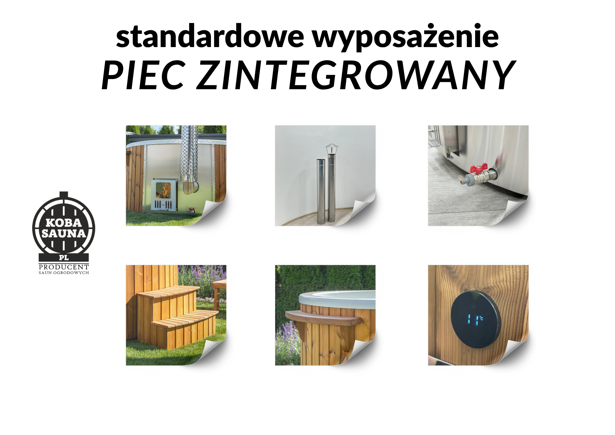 Balia ogrodowa DELUXE  z wkładem z włókna szklanego piec zintegrowany VERTA na drewno standard_zintegrowany
