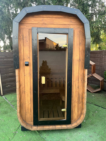 Mała Sauna KOBA Kwadro MICRO - idealna dla 2os - małe przestrzenie