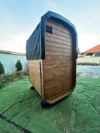 Mała Sauna KOBA Kwadro MICRO - idealna dla 2os - małe przestrzenie