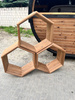 Drewutnia ogrodowa KOBA HEXAGON z termodrewna