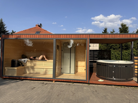 Sauna ogrodowa KOBA LOFT B - ocieplona - KONFIGURUJ