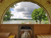 Sauna KOBA Beczka 4m - 2 pomieszczenia z tarasem