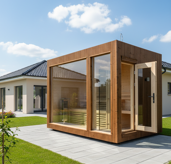 Sauna ogrodowa KOBA LOFT Y -  ocieplona - KONFIGURUJ