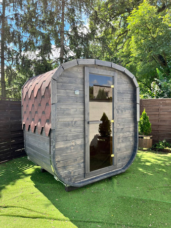 Sauna KOBA Kwadro MINI 1,5m 1 pomieszczenie bez tarasu