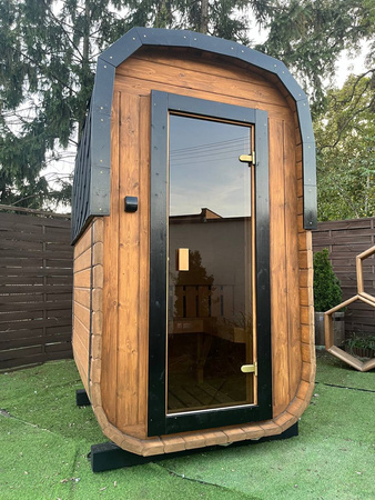 Mała Sauna KOBA Kwadro MICRO - idealna dla 2os - małe przestrzenie