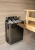 Piec elektryczny HARVIA The Wall  SW80 8 kW black steel (ze sterowaniem)