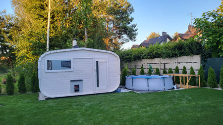 Sauna KOBA Kwadro-Owalna 5m z przedsionkiem