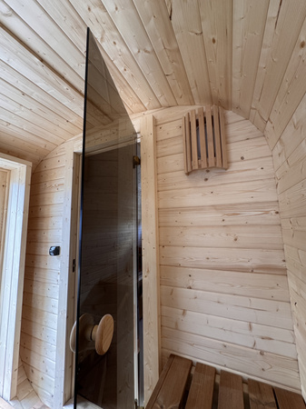 DUŻA Sauna KOBA Kwadro 5m - 2 pomieszczenia, boczne wejście