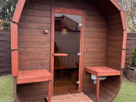 Sauna KOBA KWADRO 2,5m z tarasem