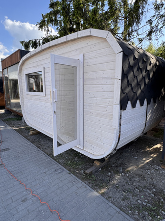 Sauna KOBA Kwadro-Owalna 4m z przedsionkiem