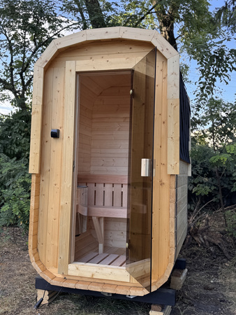 Mała Sauna KOBA Kwadro MICRO 1 pomieszczenie bez tarasu