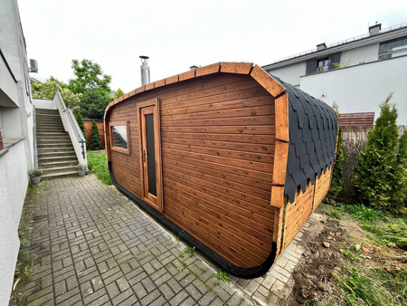 Sauna KOBA Kwadro-Owalna 4m z przedsionkiem