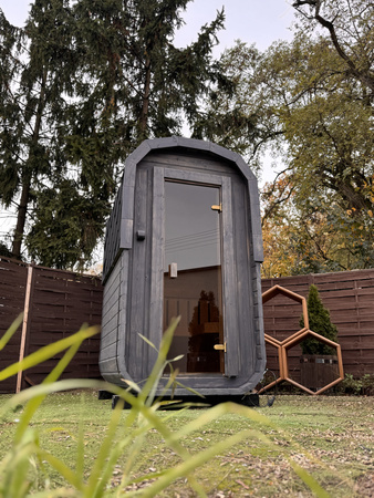 Mała Sauna KOBA Kwadro MICRO - idealna dla 2os - małe przestrzenie