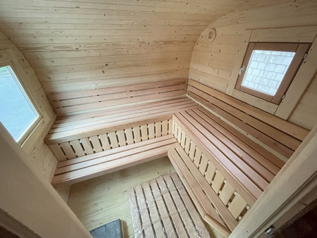 Sauna KOBA Kwadro-Owalna 4m z przedsionkiem