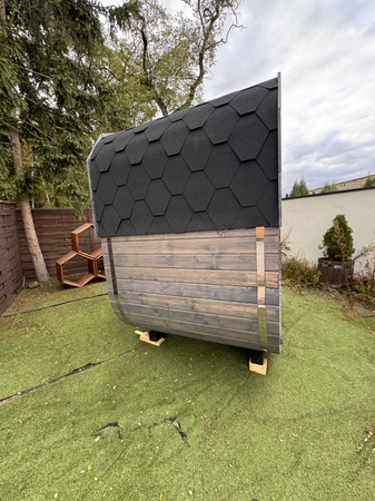 Sauna KOBA Kwadro MINI 1,5m 1 pomieszczenie bez tarasu