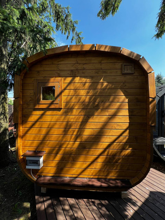 Sauna KOBA Kwadro MINI 1,5m 1 pomieszczenie bez tarasu