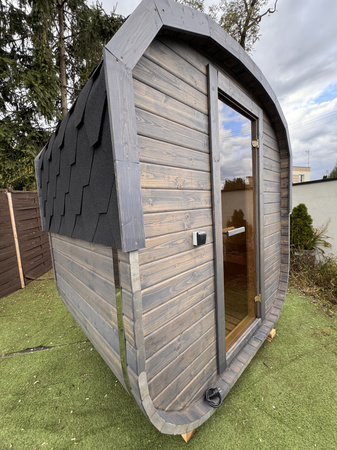 Sauna KOBA Kwadro MINI 1,5m 1 pomieszczenie bez tarasu