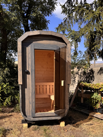 Mała Sauna KOBA Kwadro MICRO - idealna dla 2os - małe przestrzenie