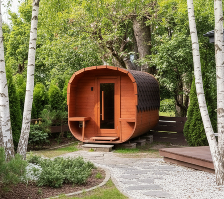 Sauna KOBA Kwadro 3m - 1 pomieszczenie z tarasem