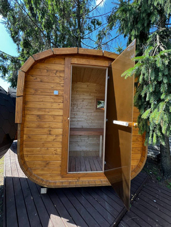 Sauna KOBA Kwadro MINI 1,5m 1 pomieszczenie bez tarasu