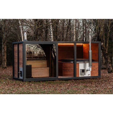 KOBA Sauna ogrodowa z balia 2w1 FORMIA