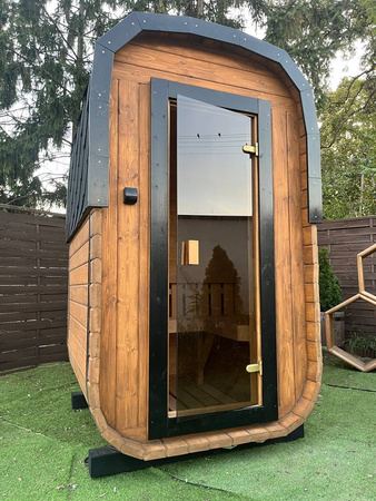 Mała Sauna KOBA Kwadro MICRO - idealna dla 2os - małe przestrzenie
