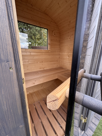 Sauna KOBA Kwadro MINI 1,5m 1 pomieszczenie bez tarasu