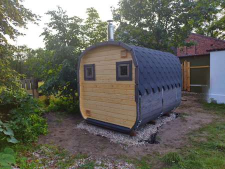 Sauna KOBA Kwadro 3m - 1 pomieszczenie z tarasem