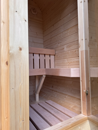 Mała Sauna KOBA Kwadro MICRO 1 pomieszczenie bez tarasu