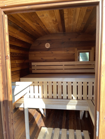 Sauna KOBA Kwadro 3m - 1 pomieszczenie z tarasem