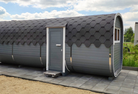 DUŻA Sauna KOBA Kwadro 5m - 2 pomieszczenia, boczne wejście