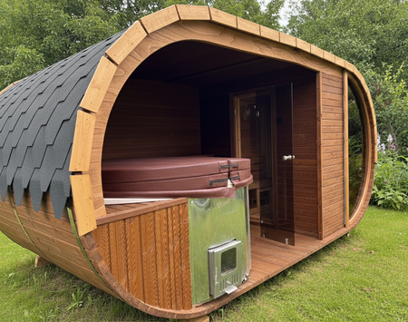 KOBA Sauna ogrodowa z balia 2w1 OVALIS