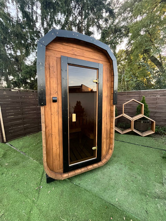 Mała Sauna KOBA Kwadro MICRO - idealna dla 2os - małe przestrzenie