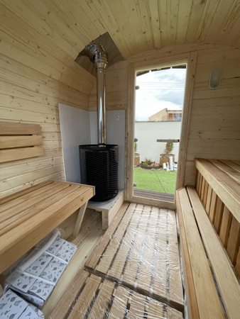 Sauna KOBA Kwadro 3m - 1 pomieszczenie z tarasem