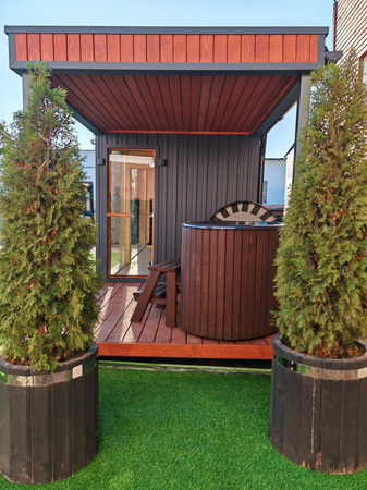 Sauna ogrodowa KOBA LOFT B - ocieplona - KONFIGURUJ