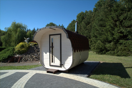 Sauna KOBA Kwadro 4m (2 pomieszczenia + taras)