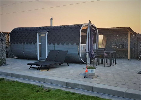 DUŻA Sauna KOBA Kwadro 5m - 2 pomieszczenia, boczne wejście