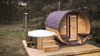 Sauna KOBA Beczka 3m - 1 pomieszczenie z tarasem