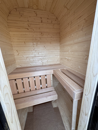 Mała Sauna KOBA Kwadro MICRO 1 pomieszczenie bez tarasu