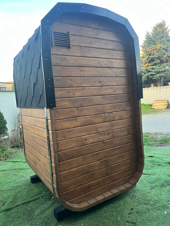 Mała Sauna KOBA Kwadro MICRO - idealna dla 2os - małe przestrzenie