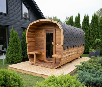 Sauna KOBA Kwadro 4m (2 pomieszczenia + taras)