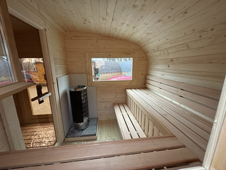 Sauna KOBA Kwadro-Owalna 5m z przedsionkiem