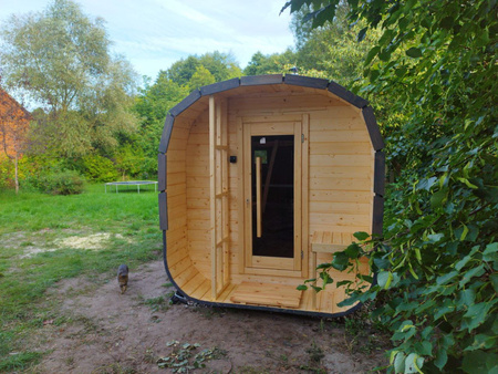 Sauna KOBA Kwadro 3m - 1 pomieszczenie z tarasem