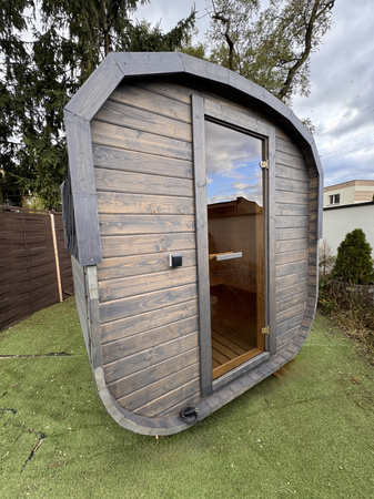 Sauna KOBA Kwadro MINI 1,5m 1 pomieszczenie bez tarasu