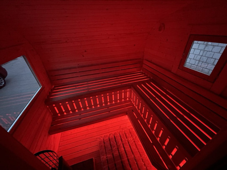 Sauna KOBA Kwadro-Owalna 4m z przedsionkiem