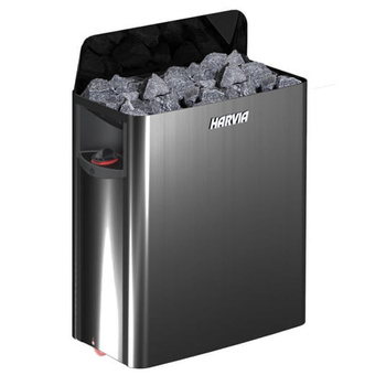 Piec elektryczny HARVIA The Wall  SW80 8 kW black steel (ze sterowaniem)