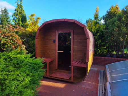 Sauna KOBA Kwadro 4m (2 pomieszczenia + taras)