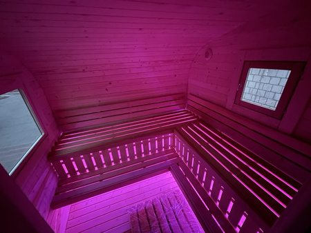 Sauna KOBA Kwadro-Owalna 5m z przedsionkiem