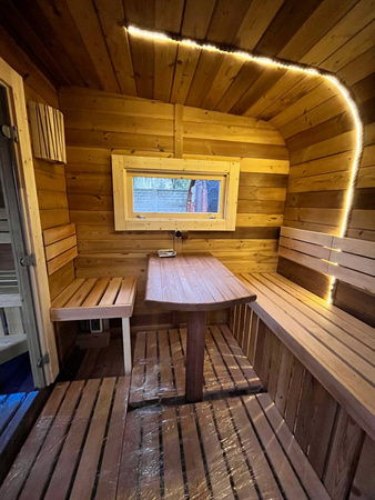 Sauna KOBA Kwadro-Owalna 5m z przedsionkiem