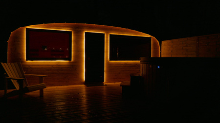 KOBA Strefa SPA XL – zestaw premium z sauną kwadro-owalną i balią deluxe